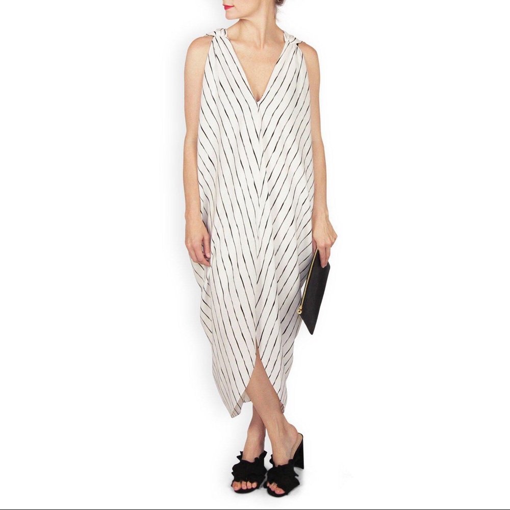 Hatch Amira Chevron Printed Caftan